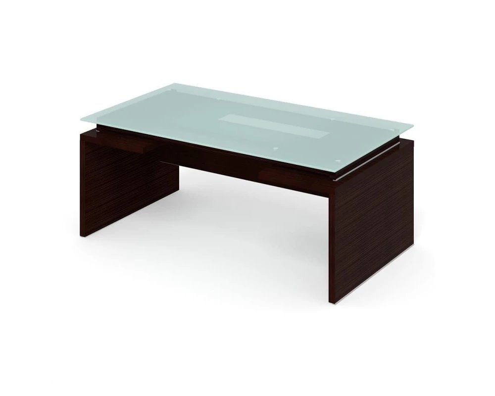 Стол руководителя ПК-ДПК-СТ180Х100СМ/Д-В8 Дипломат-кристалл