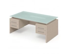 Стол руководителя ПК-ДПК-СТ200Х100СМ/ПТ2-В8 Дипломат images