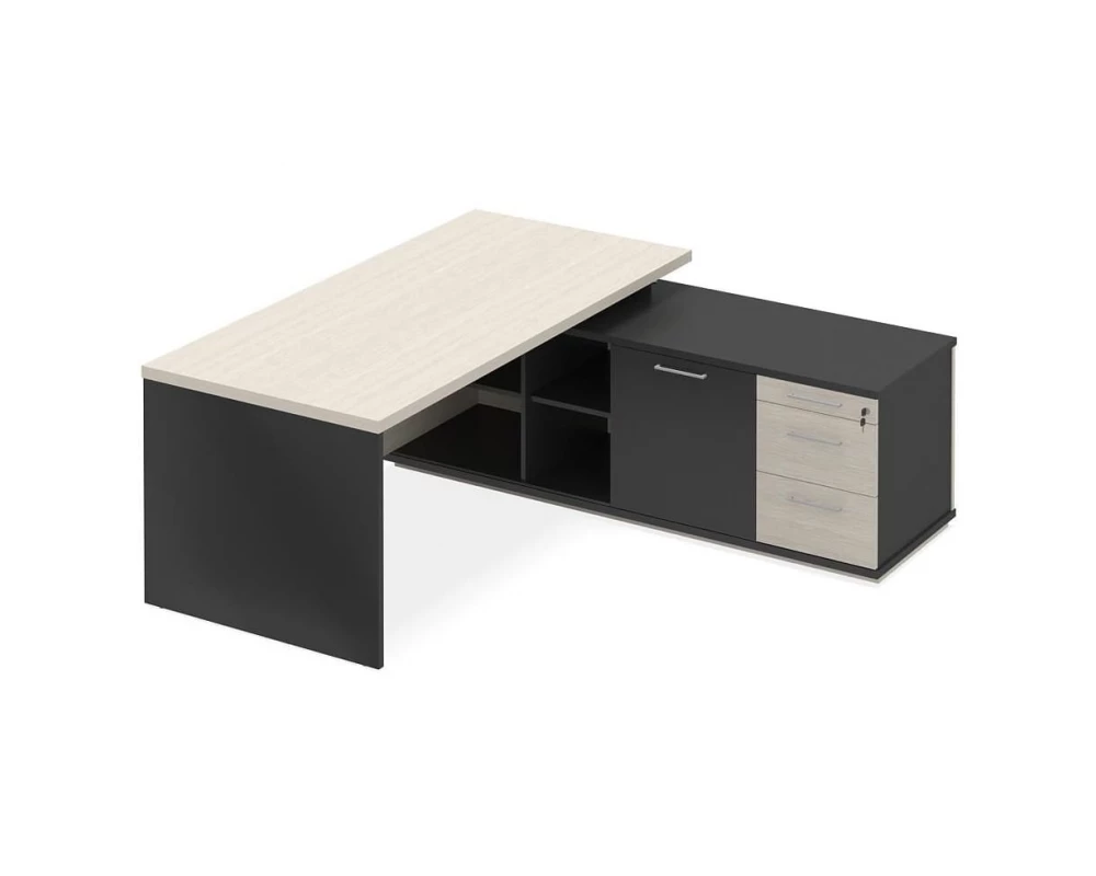 Стол руководителя ПК-СЕ-СТ190Х190П/Д-В3 Сенатор