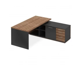 Стол руководителя ПК-СЕ-СТ190Х190П/Д-В3 Сенатор images