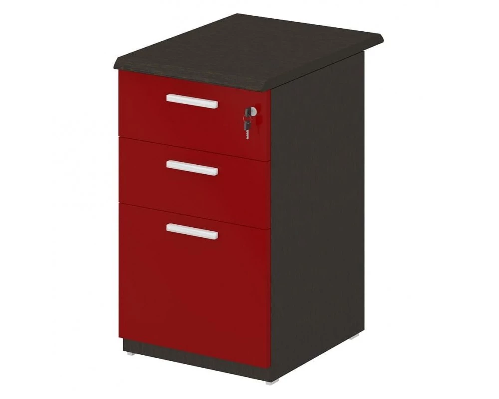 Тумба приставная (ДСП) с ящиками ПК-ТФ-ТМП43Х60УД/ПФ-В3 Технофорвард