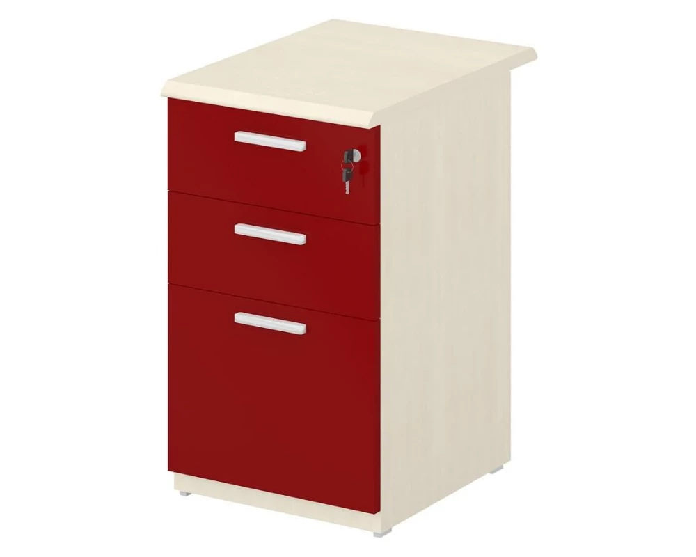 Тумба приставная (ДСП) с ящиками ПК-ТФ-ТМП43Х60УД/ПФ-В4 Технофорвард