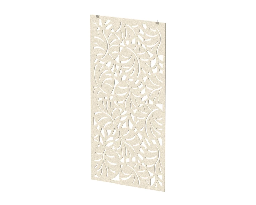 Перегородка с декором "Ветки" 120х1,2х240 Forest Office Лебединый пух