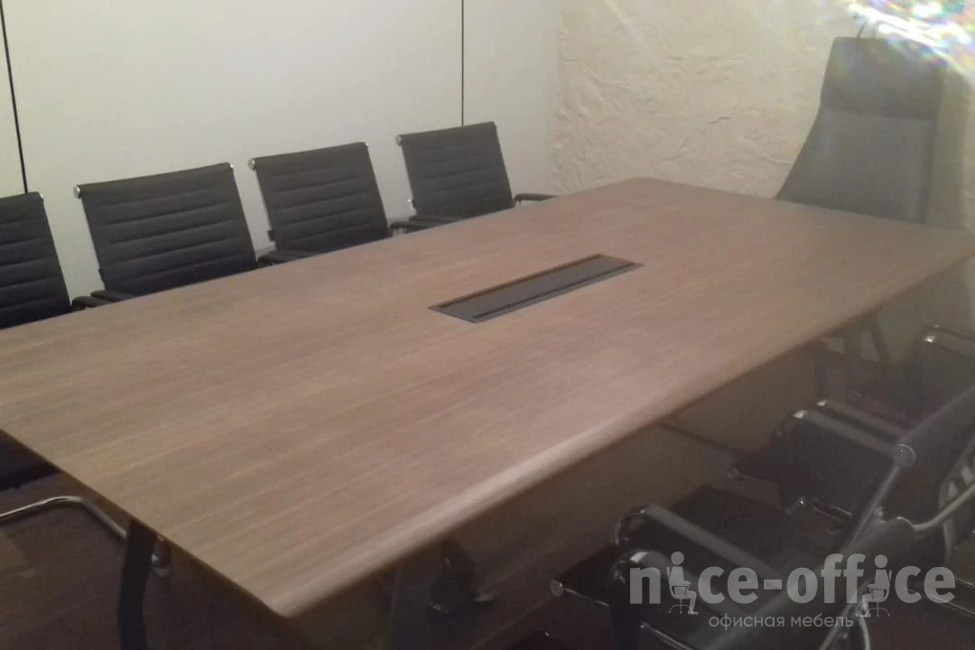 Стол переговорный для 4-6 человек 2400х1200х750 Quartz фото в интерьере 1