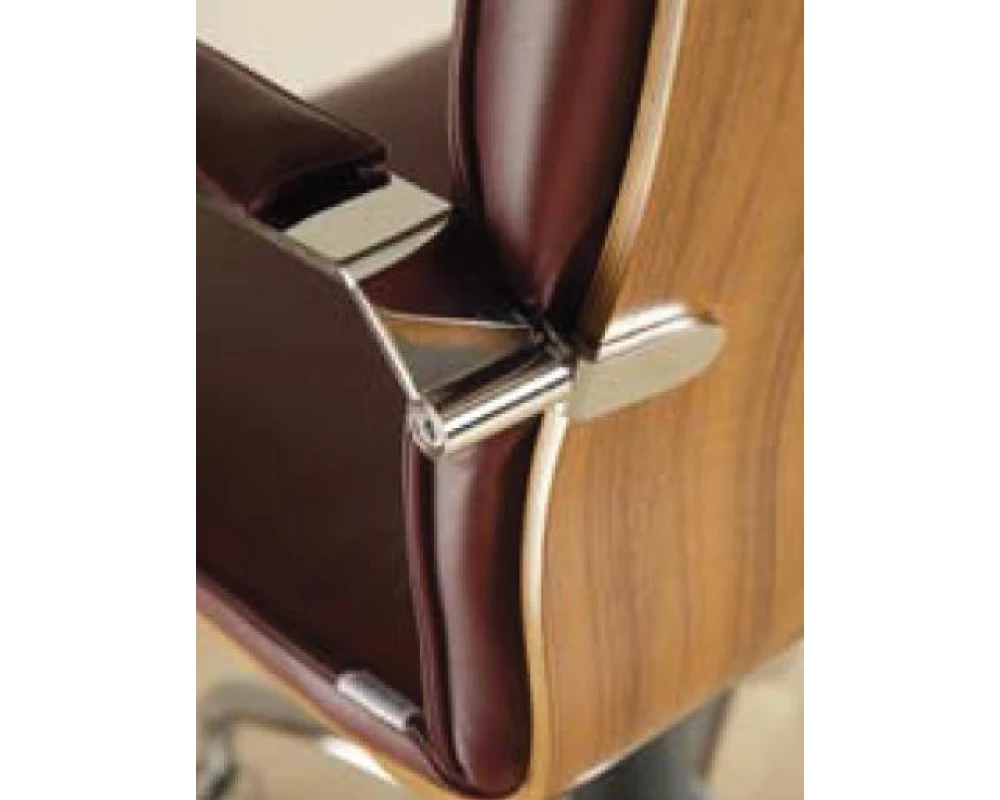 Кресло БЕРЛИН П ЛЮКС, спинка шпон