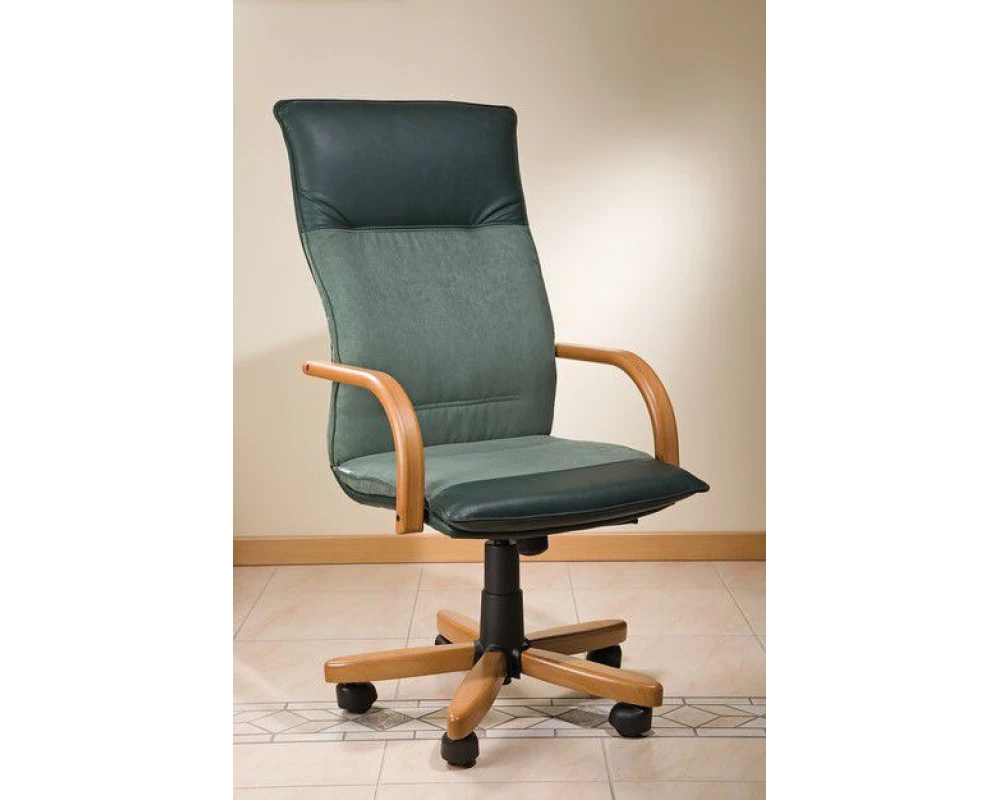 Кресло БЕРЛИН П, комб, дерево