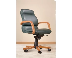 Кресло КОМФОРТ Д, комб, дерево images