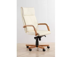 Кресло ЛОНДОН П, кожа, дерево images