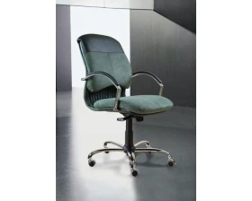 Кресло МАРА Д, кожа, хром images