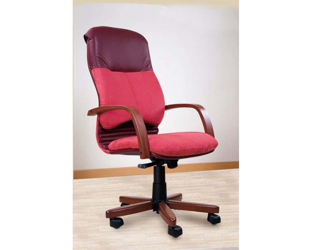 Кресло МАРА П, комб, дерево