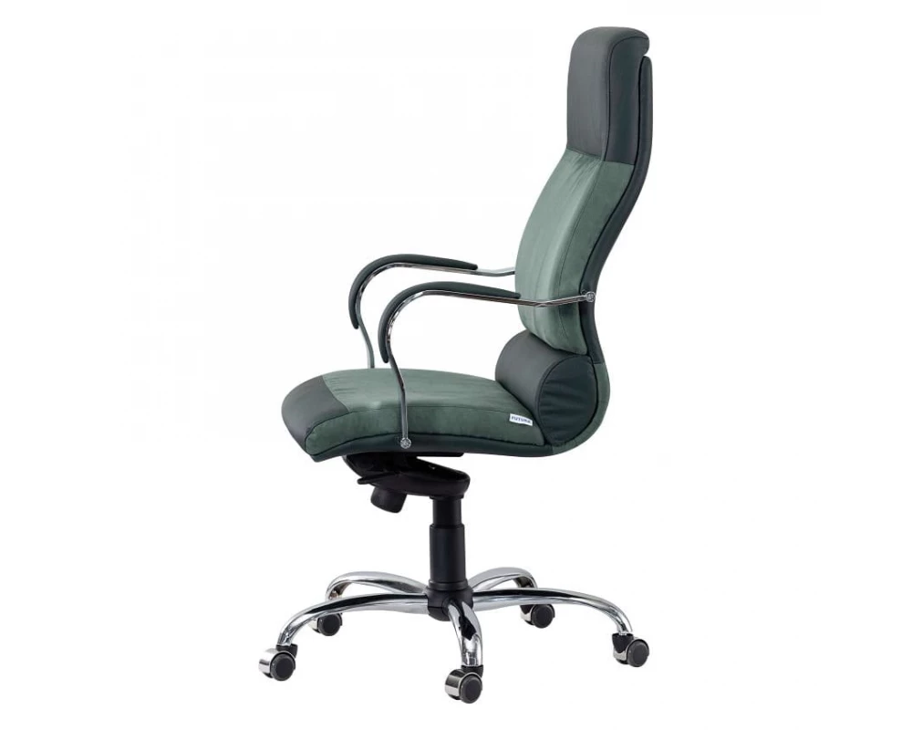 Кресло КОМФОРТ П, комб, хром