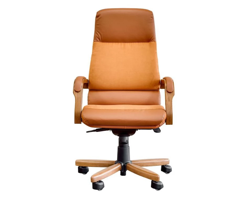 Кресло КОМФОРТ П, комб, дерево