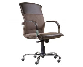 Кресло БЕРЛИН Д, комб, хром images