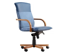 Кресло БЕРЛИН Д, комб, дерево images