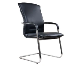 Кресло БЕРЛИН В, кожа, хром images