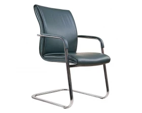 Кресло ЛОНДОН В, кожа, хром images