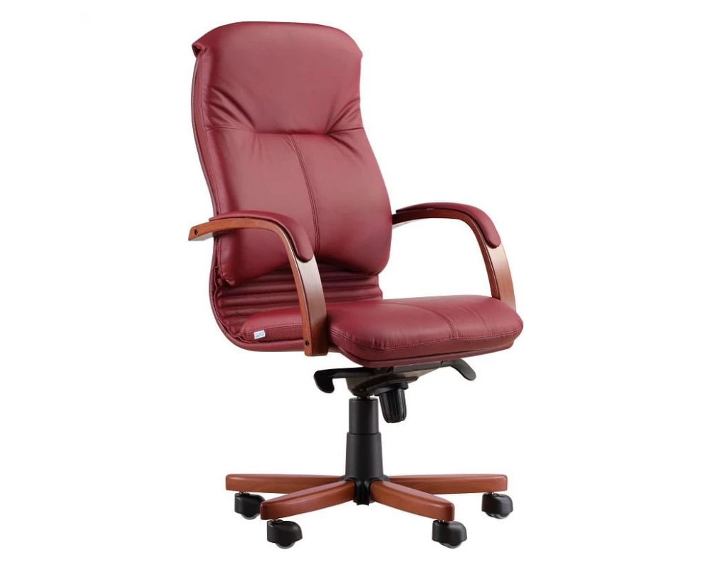 Кресло МАРА П, кожа, дерево