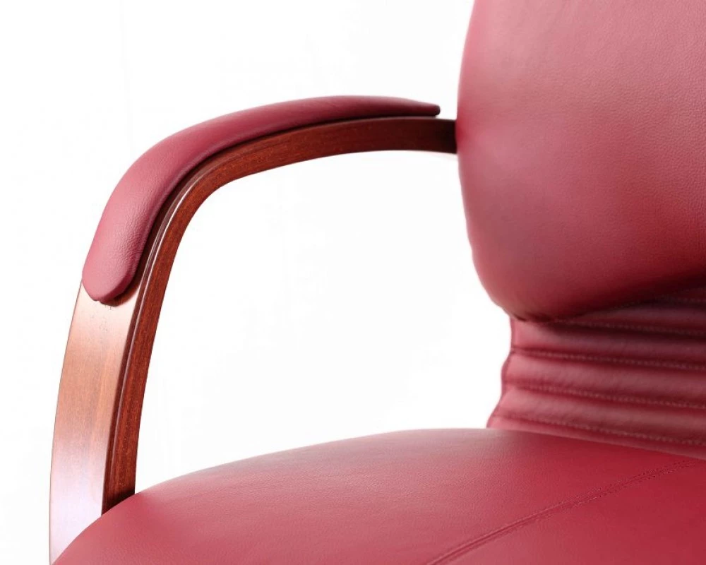 Кресло МАРА П, кожа, дерево