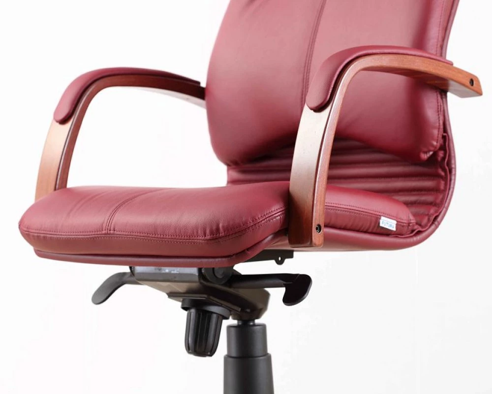 Кресло МАРА П, кожа, дерево