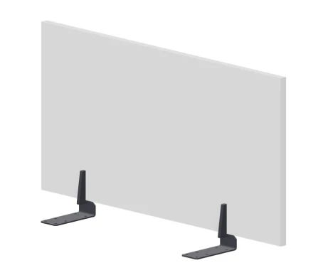 Настольный экран (меламин) торцевой промежуточный для столов гл.78см GDB