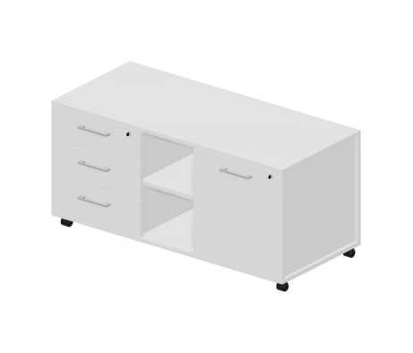 Тумба мобильная сервисная левая (3 секции) 120x53x57 GDB