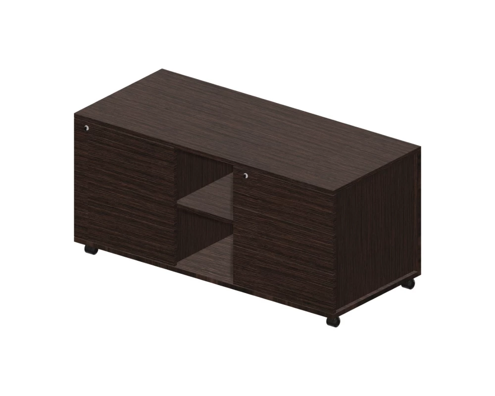 Тумба мобильная сервисная правая (без ручек) 120x53x57 GDB Дуб мокко