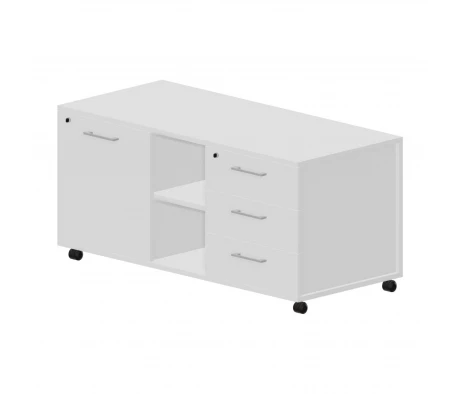 Тумба мобильная сервисная правая (усил. колёс. опоры) 120x53x57 GDB