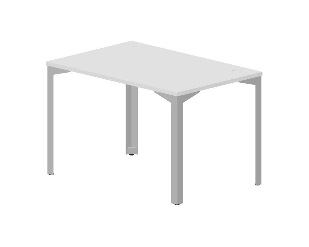 Стол 118х78х75см (2 громмета) Ray Белый/Алюминий