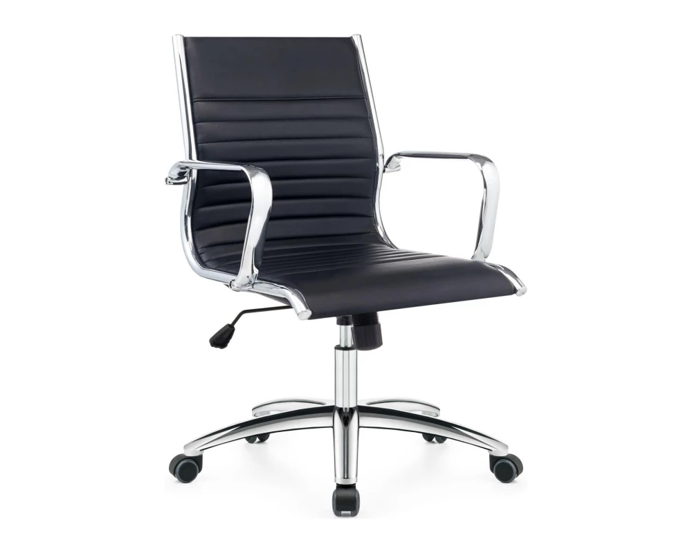 Кресло Roger LB 2004М Экокожа, Черный