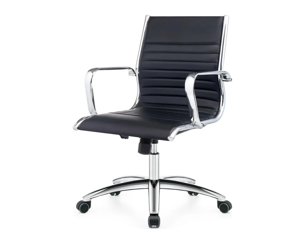 Кресло Roger LB 2004М Экокожа, Черный