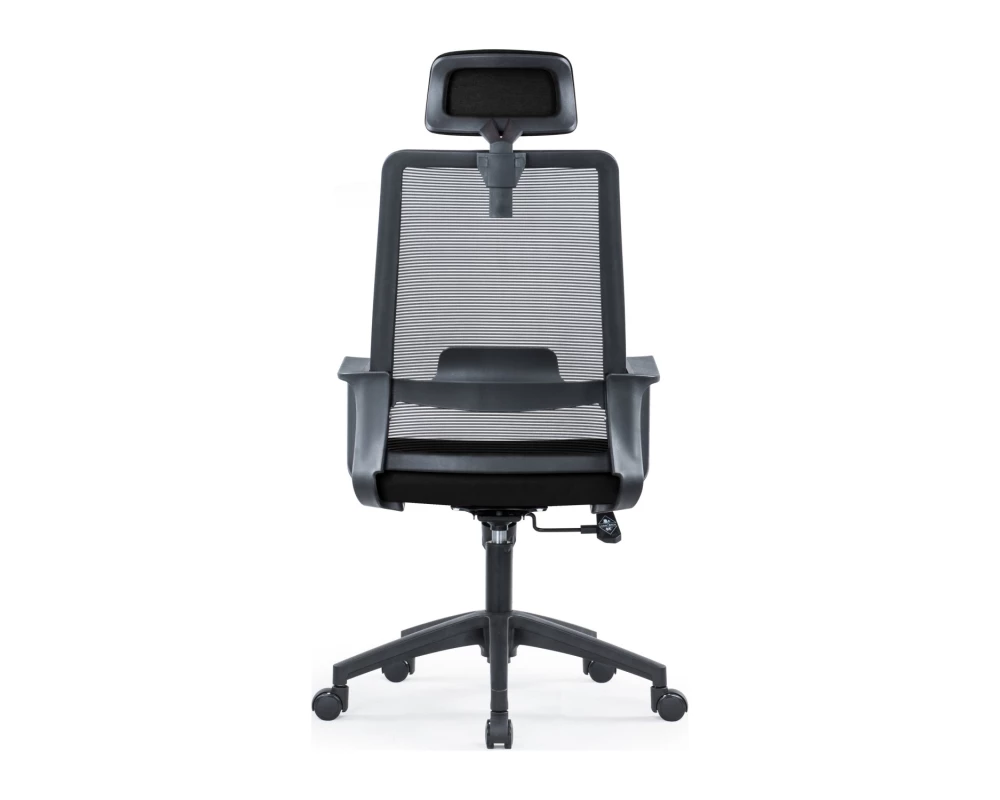 Кресло VIKING-91 MAS-A817 Сетка/Ткань, Черный