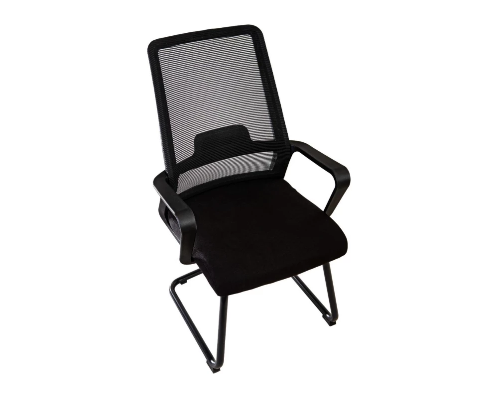 Кресло VIKING-93 MAS-V817 Сетка/Ткань, Черный