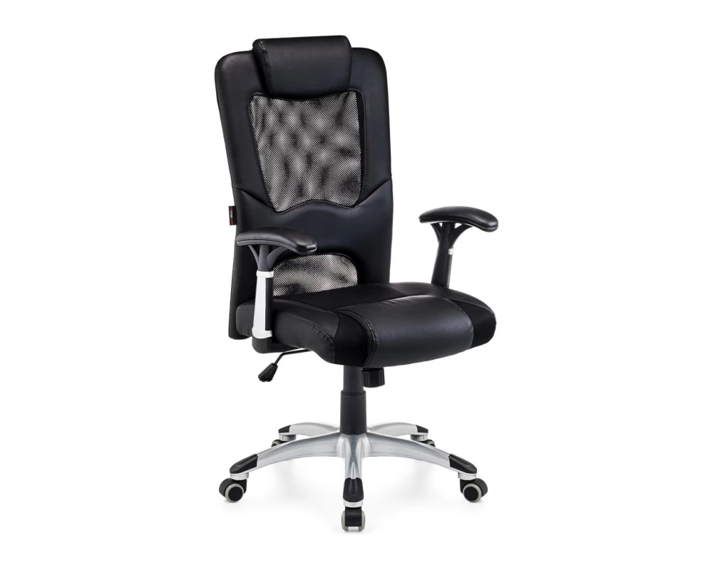 Кресло Vincent 2627 Ткань/Экокожа, Черный