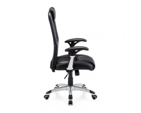 Кресло Vincent 2627 Ткань/Экокожа, Черный images