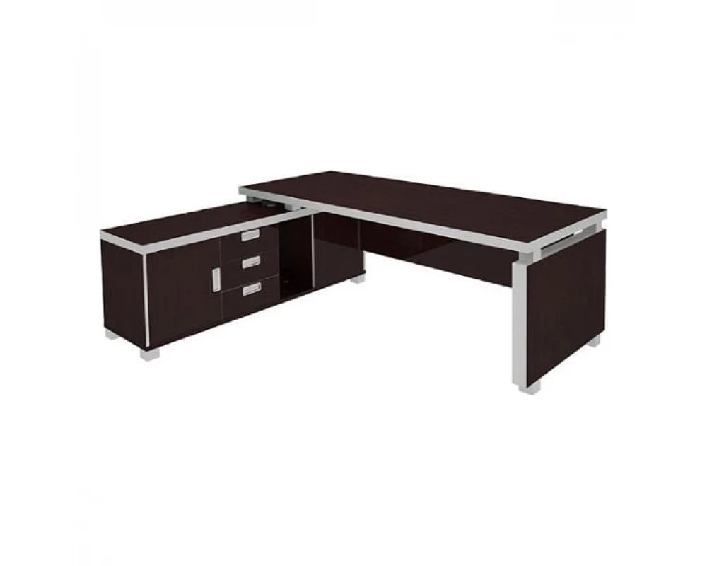 Стол руководителя 2200 с приставной тумбой Edvard