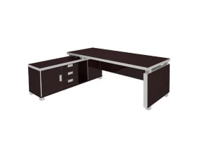 Стол руководителя 2200 с приставной тумбой Edvard images