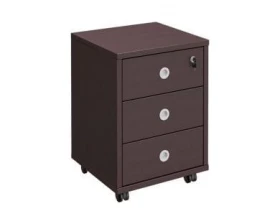 Тумба выкатная 3 ящика с центральным замком 48x45x66 Born images