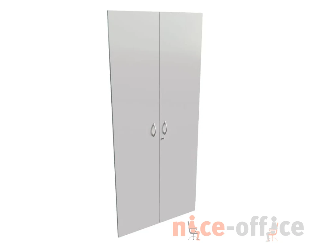 Двери деревянные высокие с замком ручка скоба 177,5x39,4x1,8 STEEL EVO
