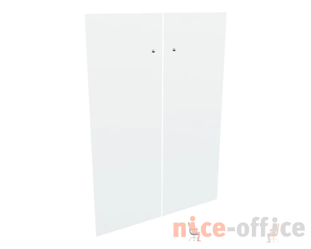 Двери стеклянные ручка кнопка 109,6x39,4x0,5 STEEL EVO