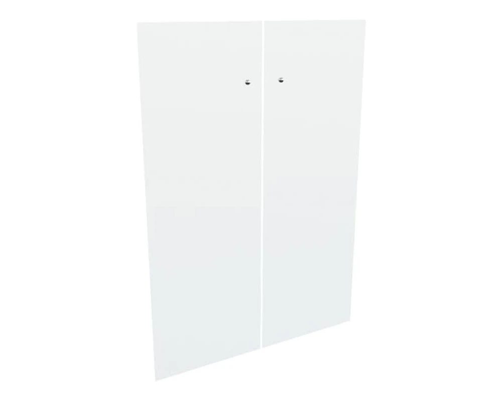 Двери стеклянные ручка кнопка 109,6x39,4x0,5 STEEL EVO