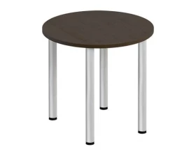 Стол для переговоров круглый на хромированных опорах ФР 185 Formula images