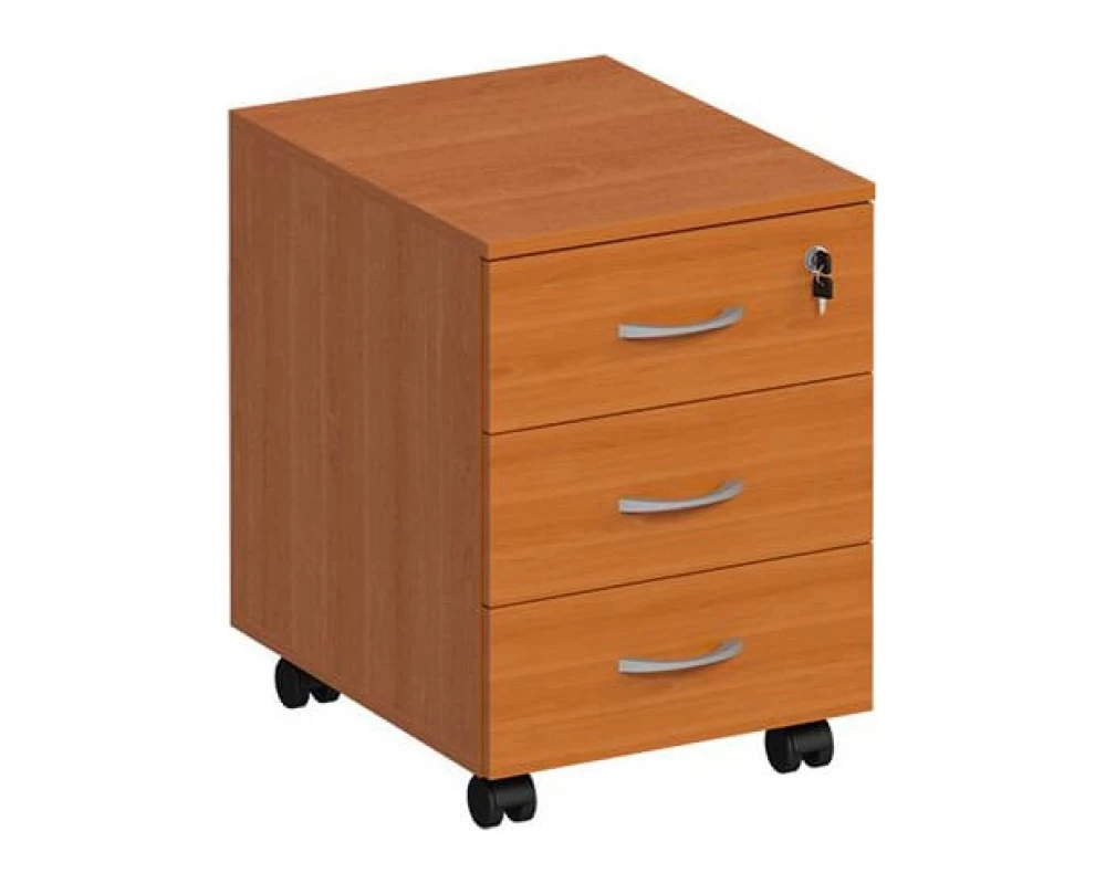 Тумба выкатная 3 ящичная с центральным замком ФР 212 Formula