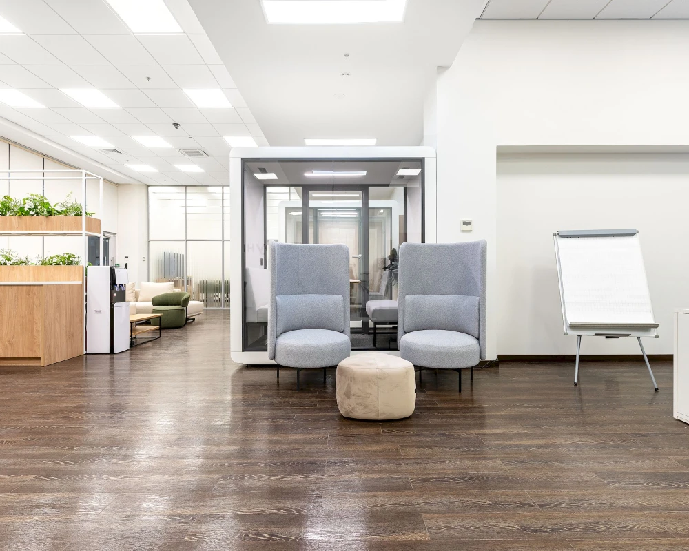 Акустическая кабина LWOP FOUR-SEATER (задняя стенка стекло)