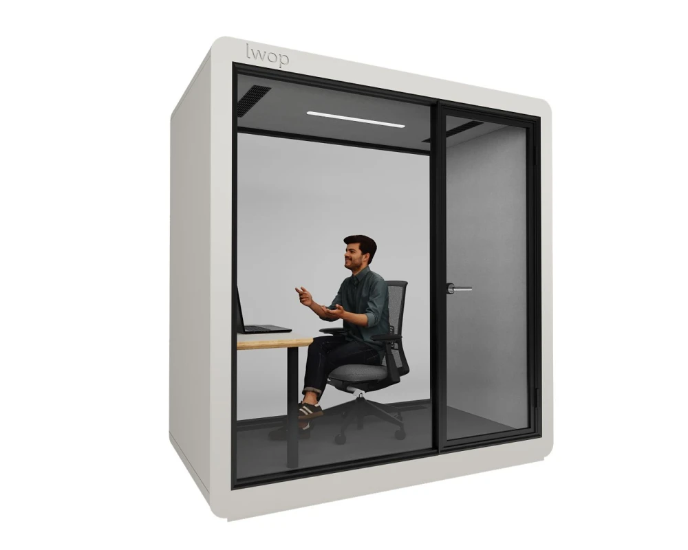 Акустическая кабина LWOP ONE WORK XL (задняя стенка стекло)