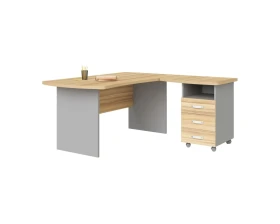 Рабочее место с тумбой правое 160x160x74 Berlin images