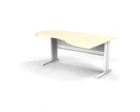 Стол асимметричный правый на L образном каркасе 180x120x74 Berlin images