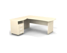 Рабочее место с тумбой левое 180x160x74 Berlin images