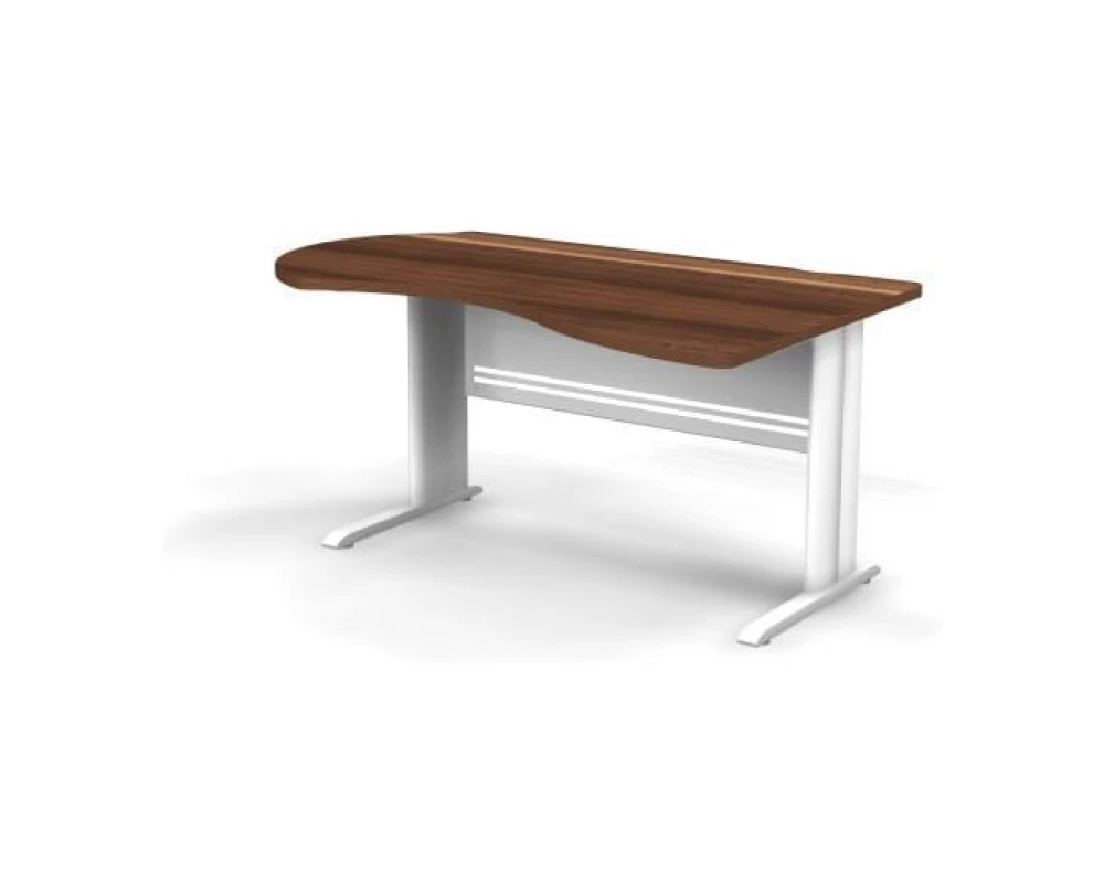 Стол асимметричный правый на L образном каркасе 160x100x74 Berlin