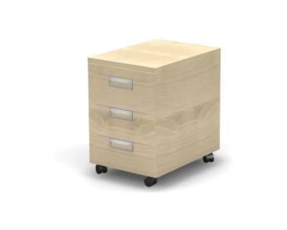 Мобильная тумба 3 ящика 43,2x60x63,3 Europe