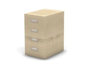 Тумба приставная 4 ящика 43,2x60x74,3 Europe images